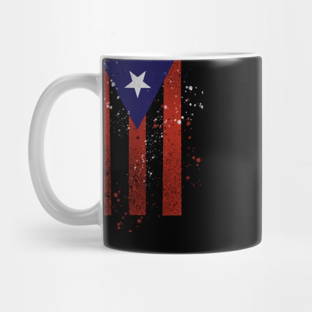 Spray Paint Puerto Rican Flag by sebs